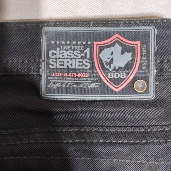 Buffalo David Bitton Rock for Freedom denim men's size W29/34 black Semmor Slim - Picture 7 of 14